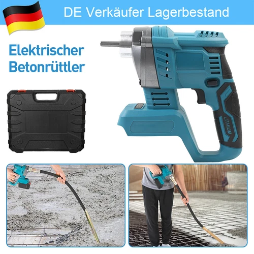 Für Makita 18V Betonverdichter bürstenloser Betonrüttler Handrüttler Ohne Akku