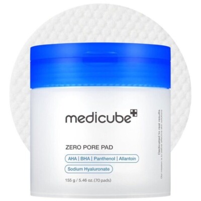 Zero-pore dual-textured lotion pad One pad for zoned oil control + hydration US
