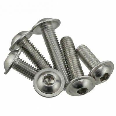 Concrete Screw Hex Socket Screw Flanged Button Head Allen Screws Bolts M3 M4 M5 M6 A2 Tornillos Para Concreto