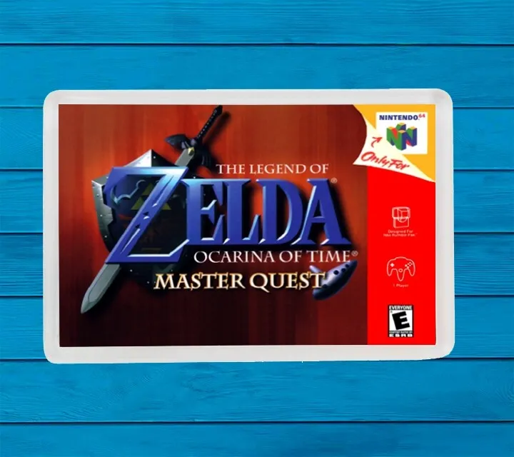 Legend of Zelda Ocarina Time Master Quest Nintendo 64 Fridge Magnet
