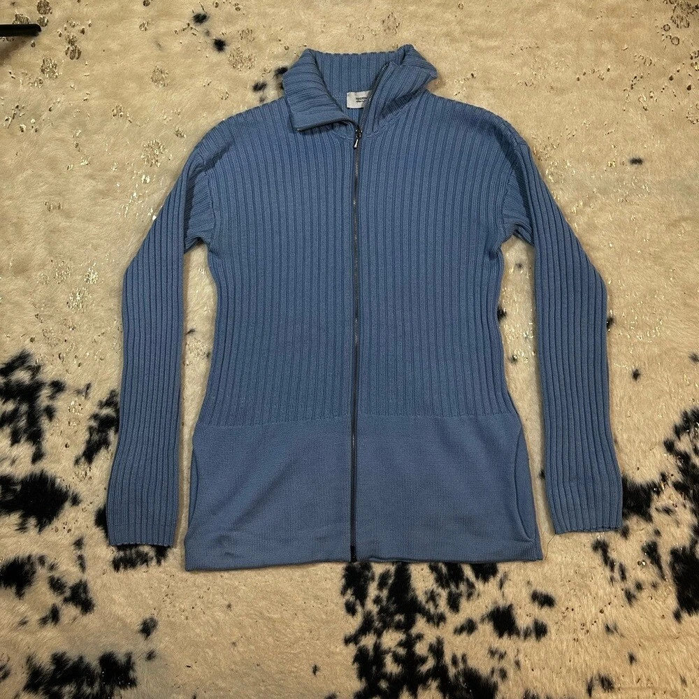 Women wool ribbed knitted coat cheap