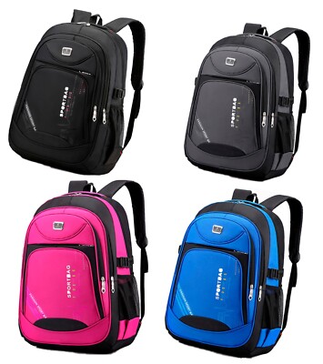 Backpack Hiking Rucksack Waterproof Outdoor Women Men School Bag Laptop M7