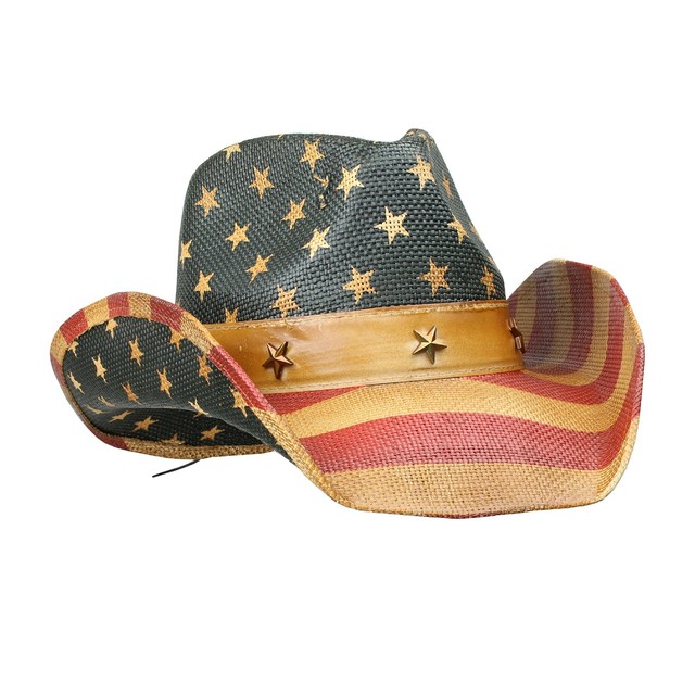 American Flag Cowboy Hat 