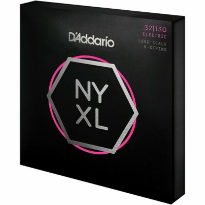 D'Addario NYXL32130  6 String Bass Guitar Strings Long Scale 32-130