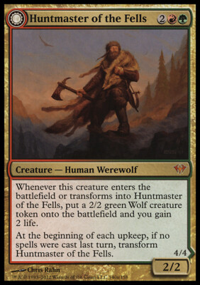 MTG HUNTMASTER OF THE FELLS EXC - HÜGELHÄUPTLING - DKA - MAGIC