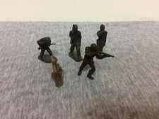 Vintage WWII US Army Plastic Toy Soldiers Lot