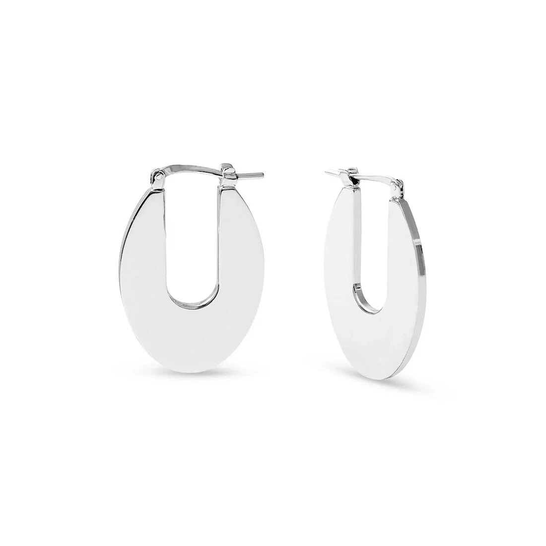 Orecchini Cerchio Grandi Tripli Con Cristalli – Stile Boho Donna, Acciaio Inox Tono Argento Rosa, 5 Cm - 4