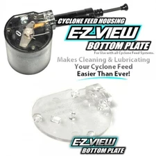 NEW TechT E-Z View Bottomplate for Tippmann Cyclone Feed Systems Clear