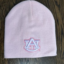 Auburn Tigers Womens PINK Beanie Knit Winter Hat