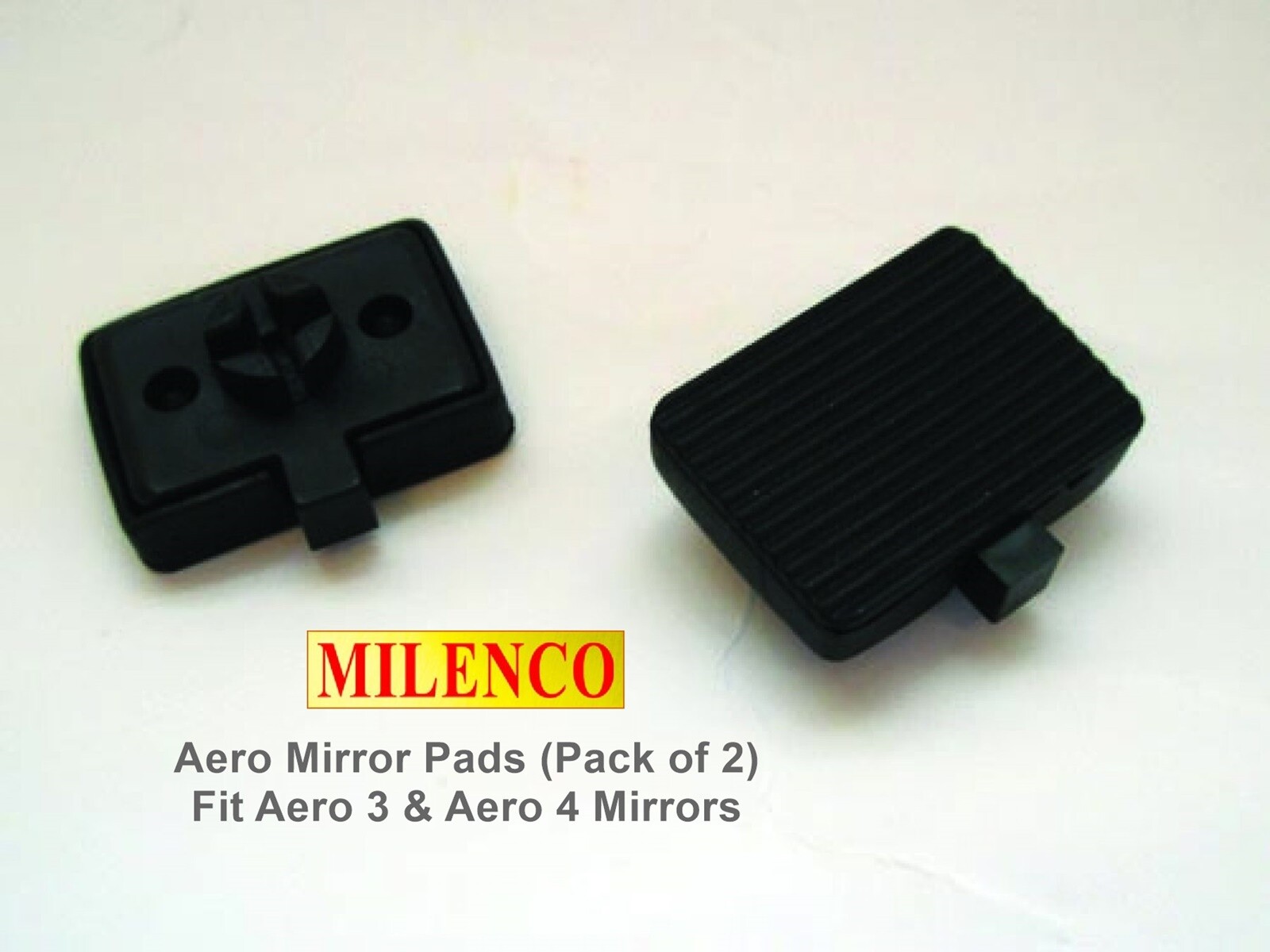 Milenco Aero Mirror Pads (Pack of 2) - Fit Aero 3 & Aero 4 Mirrors - Pack of 2