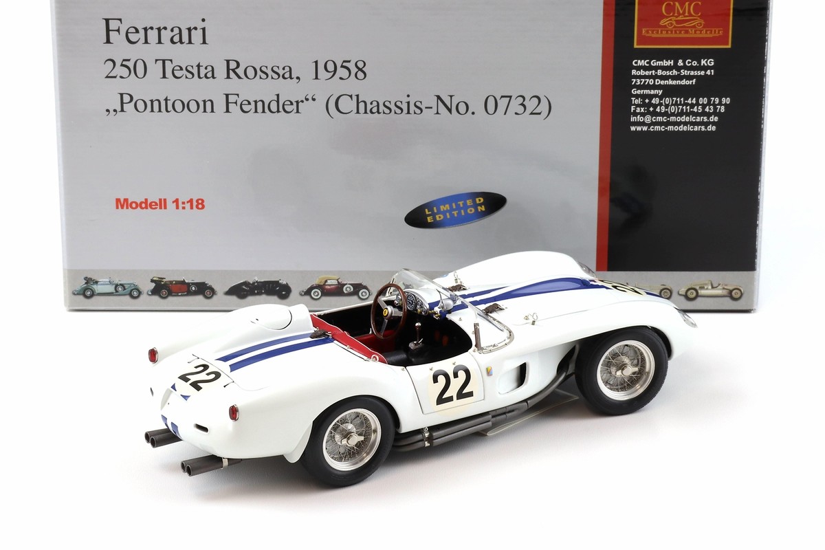 1:18 CMC Ferrari 250 Testa Rossa 1958 Pontoon Fender #22 1:18 CMC Ferrari 250 Testa Rossa 1958 Pontoon Fender #22