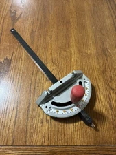 Craftsman 315 Contractor Table Saw miter gauge- rod is 3/4" x 3/8" Ex Cond