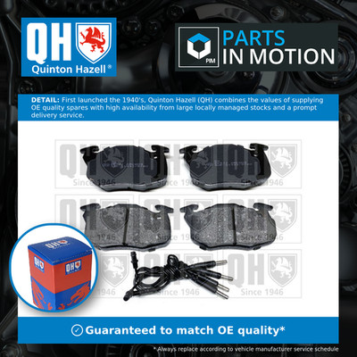 Brake Pads Set Front BP537 Quinton Hazell 95659340 95659616 95666970 1617247780