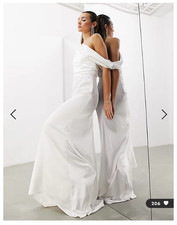 ASOS DESIGN Ivory wedding dress size 6 NWT
