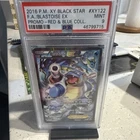 Pokémon Blastoise EX Promo Full Art Holo XY122 Red & Blue PSA 9 English