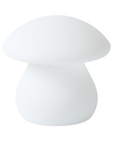 Outdoor Tischlampe Led Weiß Pilzform IP54 Wasserfest Mit Fernbedienung Tuira