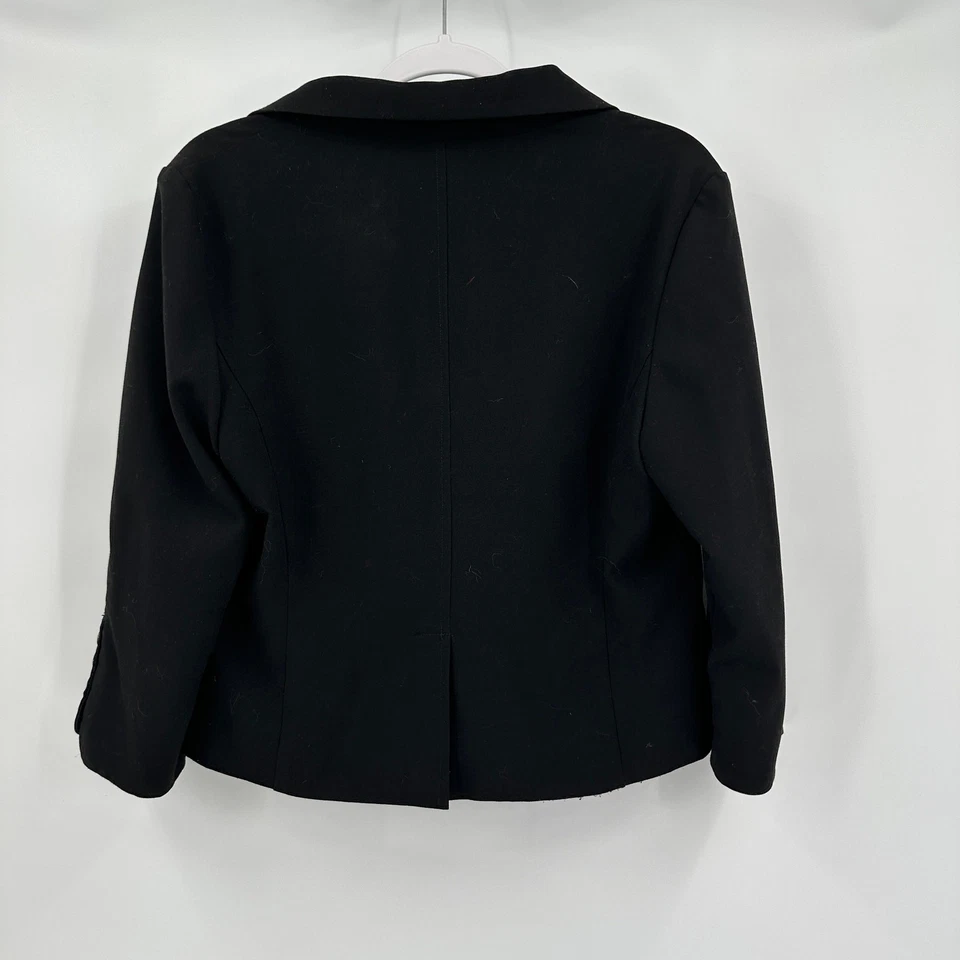Chaqueta corta Rampage Y2K para mujer talla L negra informal de negocios minimalista Foto 2 de 4