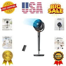 Powerful 100ft Air Circulator Fan - 20dB Noise Level, 9 Modes & Remote Control