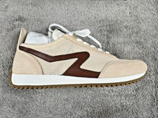 Rag and Bone Women's Cream Merlot Retro Runner Shoes New with Box Size 9.5