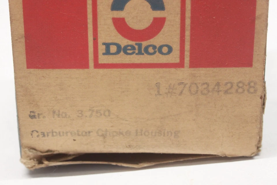 Carcasa obturadora de carburador Oldsmobile Dynamic 88 1965 F85 2BBL 7034288 nuevo de stock 1962-64 Foto 2 de 4