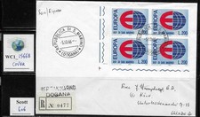 WC1_15668. SAN MARINO. Cover w. block 1964 EUROPA stamp. Sc. 606
