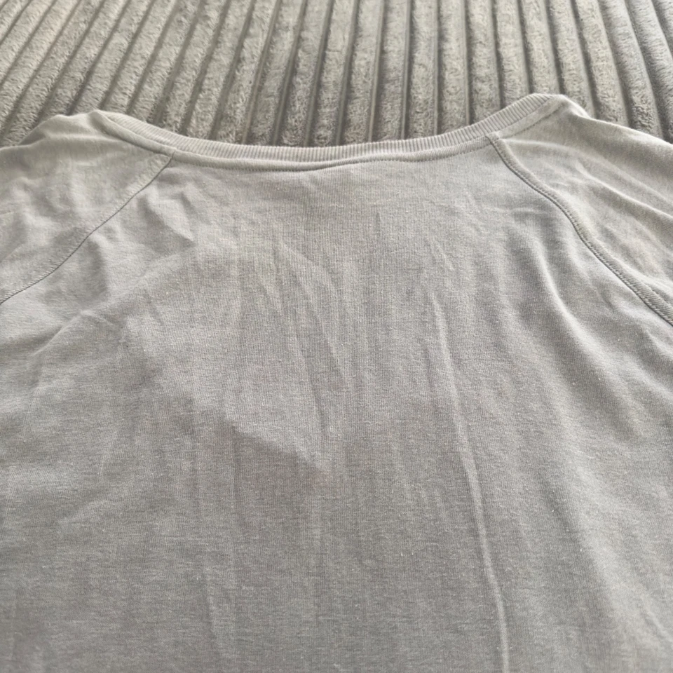 Suéter Y2K Bongo Feminino 2X Plus Cinza Geométrico Manga Longa Peso Leve - Imagem 4 de 4