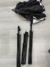 Photography Studio Lighting Kit Softboxes 3 Light Stands EMART AS-IS Lot