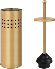 Toilet Plunger with Holder for Bathroom, Multi Drain Suitable Also for Bathtubs,