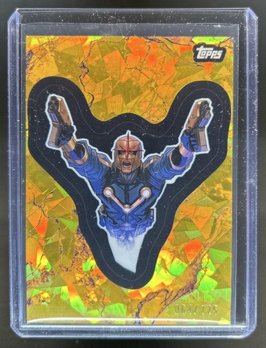 2025 Topps Marvel Comic Book Heroes 1975 Nova 2099 Gold Atomic Refractor #/125