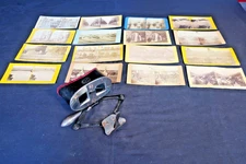 Stéréoscope Stéréo Star Breveté SCDG Paris pliante 1900 + 16 cartes LOT