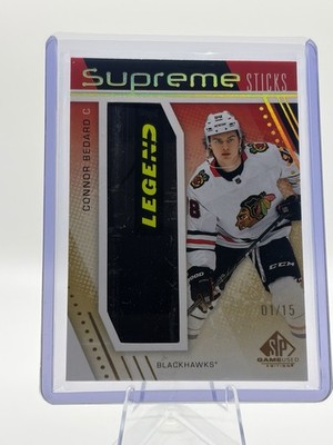 2025-26 Upper Deck SP Game Used Connor Bedard Supreme Sticks #'ed 01/15 (FOP)