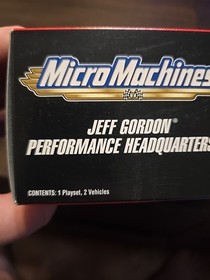 NEW! Micro Machines Jeff Gordon Performance Headquarters Playset NASCAR