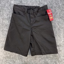 Dickies Girls Uniform School Classic fit Shorts Black Size 3 Junior Wrinkle Resi