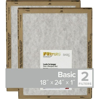 Filtrete AIR Filter 18X24X1MERV 2 FPL21-2PK-24