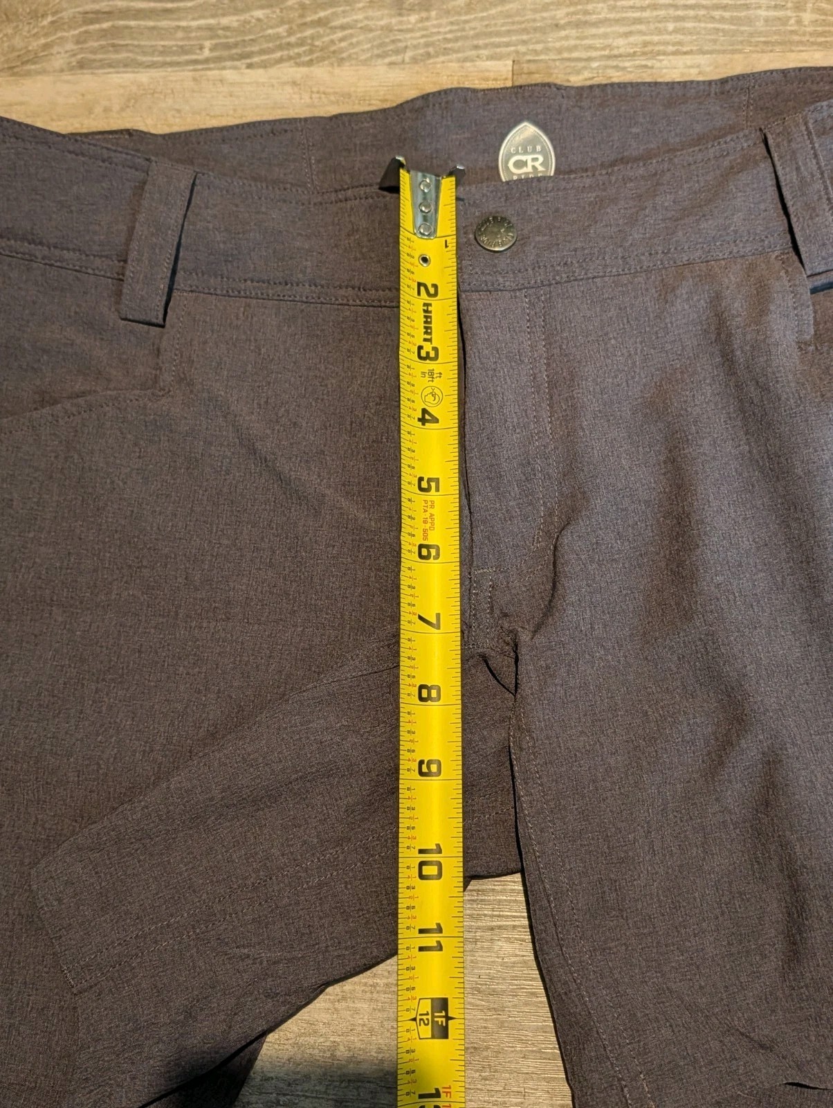 Club Ride Eden Cycling Bike Shorts CR Womens L Gray Adjustable Stretch Pockets