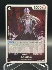 Absalom OP06-081 Rare Wings of the Captain One Piece Foil Lightly Played