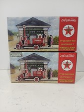 ERTL Texaco 1919 Tanker Truck Banks 1 Regular 1 Special Chrome NIB
