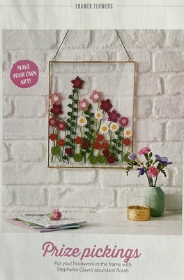 Häkelanleitung Floral Wandbild - Blumen