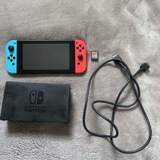 Nintendo Switch 32GB Neon Blue/Red with Mario Kart 8 Deluxe