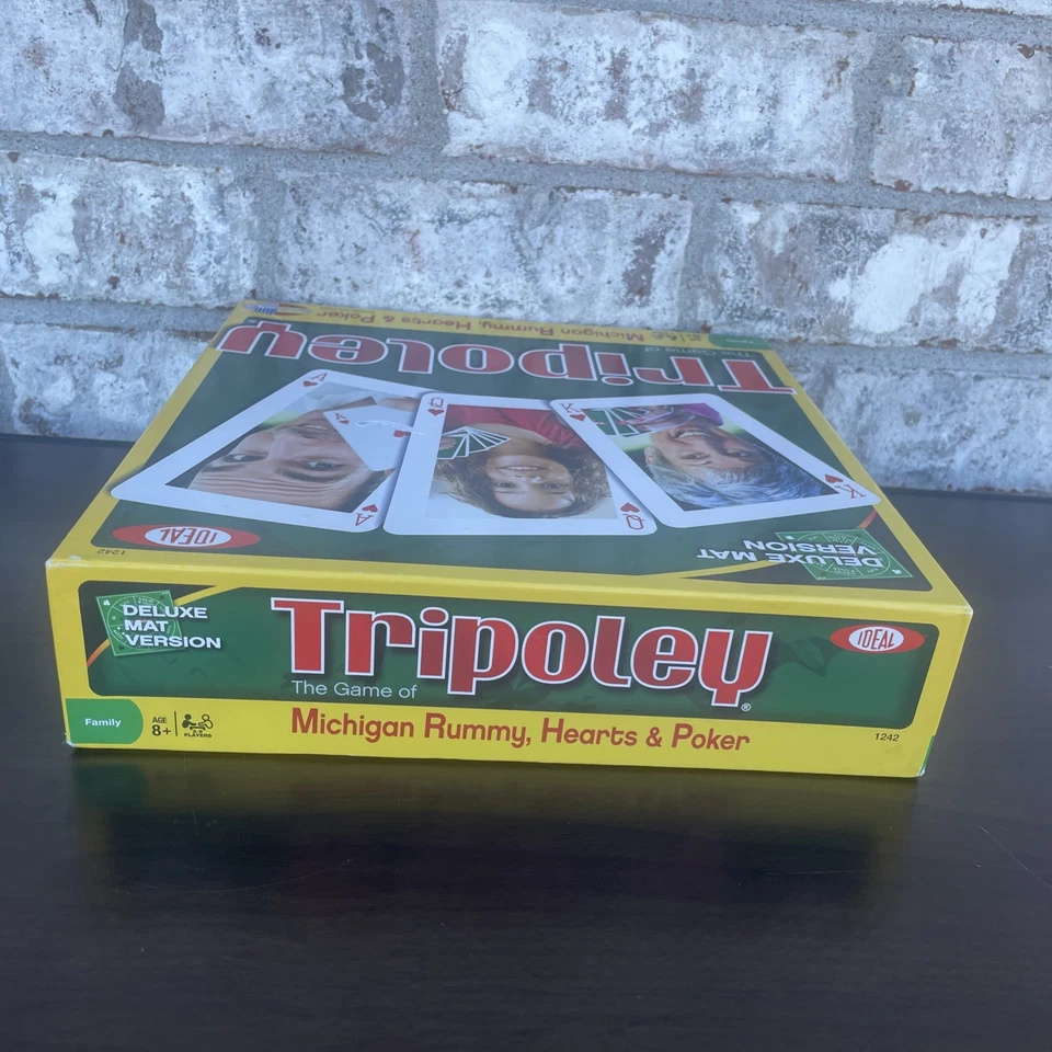 Ideal Tripoley 棋盘游戏密歇根拉米卡和筹码密封全新开箱 — 第 3/4 张图片