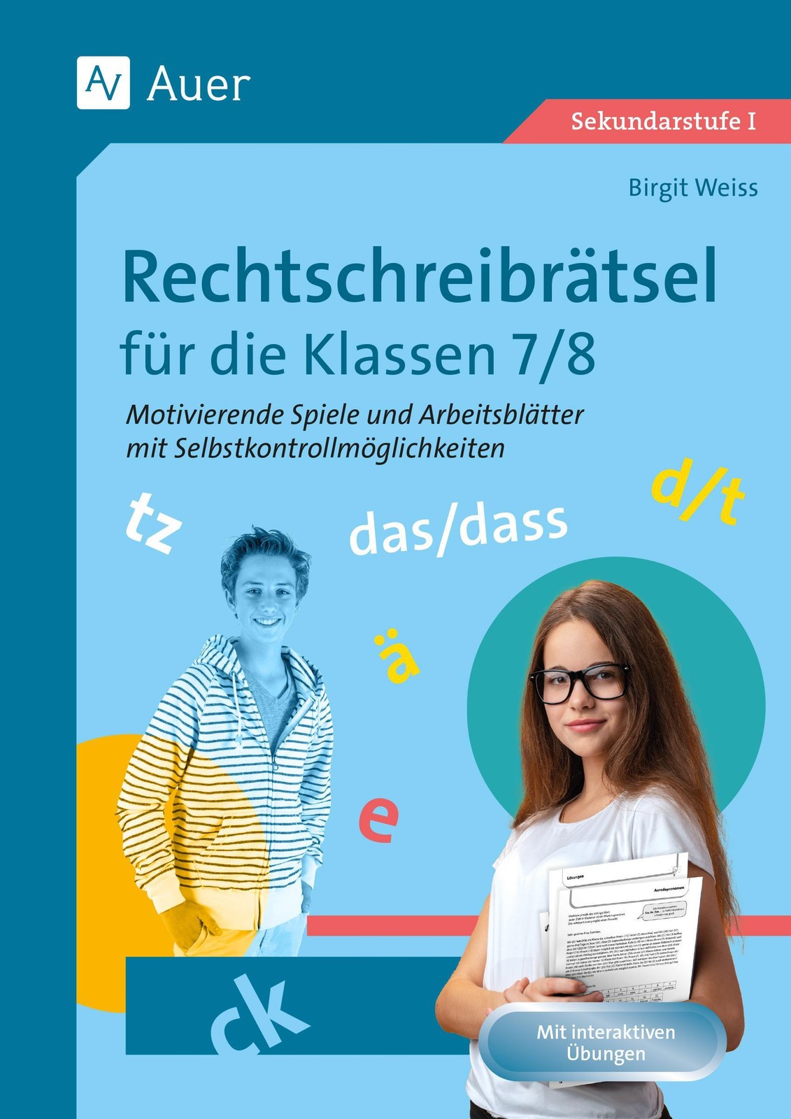 Auer Verlag I.d.aap Lw Weiss Rechtschreibrätsel Für Die Klassen 7-8 - Bild 2