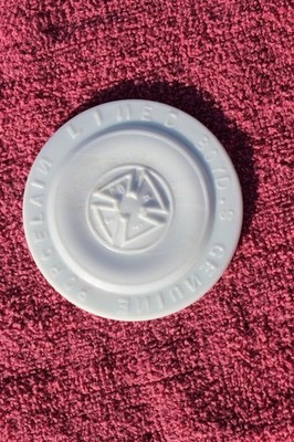 Hero Fruit Jar Co. Insert Porcelain Liner Cap 2 1/2'' For Zinc Fruit Jar Lid