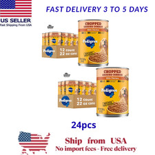 Pedigree Chopped Ground Dinner Chicken Wet Dog Food 24 Pack