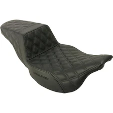 Saddlemen Black Lattice Stitched Step Up Seat - 808-07B-175E
