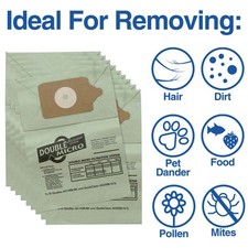 10 Pack Fits Numatic Henry Hoover Vacuum Cleaner Double Layer Paper Dust Bags