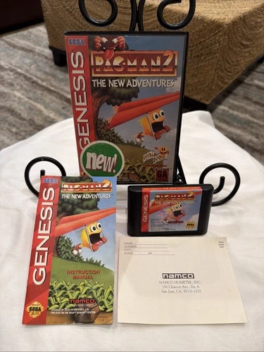 Pac-Man 2: The New Adventures (Sega Genesis, 1994) CIB! W/ Manual! Works! 🔥