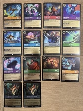Lot Of 13 FOIL Disney Lorcana Whispers In The Well