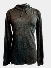 Grey Reebok Women's Hoodie Long Sleeve SZ S 6883