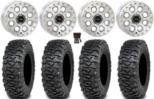 System 3 SB-7 15" Wheels Machined (5+2) 32" Savage XT Tires Kawasaki Teryx Mule