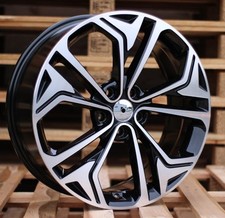 4x 19 Inch 5x114.3 Hyundai Fanta Fe Style Black Polished Wheels : Pour Ioniq